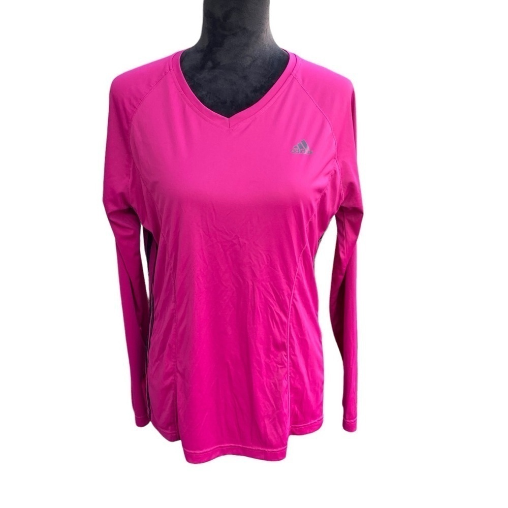 Adidas ladies activewear X-Large. Pull over long sleeve wine purple in color GUC - Picture 3 of 11